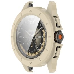 PC FULL COVER Műanyag borítás üveggel Xiaomi-hoz Watch S4 Sport bézs