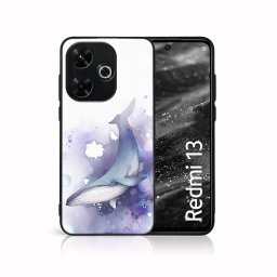 PROTEMIO MY ART Védőburkolat a Xiaomi-hoz Redmi 13 WHALE (242)