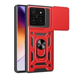 RING KAMERA Borító tartóval Xiaomi 14T Pro piros
