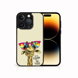 PROTEMIO MY ART Védőburkolat a Apple-hoz iPhone 15 Pro GIRAFFE (180)