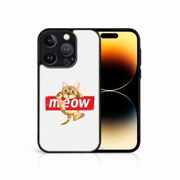 PROTEMIO MY ART Védőburkolat a Apple-hoz iPhone 15 Pro MEOW (183)