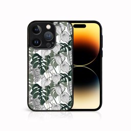 PROTEMIO MY ART Védőburkolat a Apple-hoz iPhone 15 Pro LEAF (175)