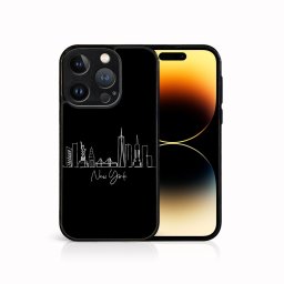 PROTEMIO MY ART Védőburkolat a Apple-hoz iPhone 15 Pro NEW YORK (207)
