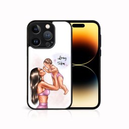 PROTEMIO MY ART Védőhuzat a Apple-hoz iPhone 15 Pro LOVING MOM (115)