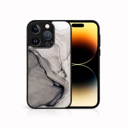 PROTEMIO MY ART Védőburkolat a Apple-hoz iPhone 15 Pro BLACK INK (146)