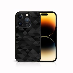 PROTEMIO MY ART Védőburkolat a Apple-hoz iPhone 15 Pro BLACK TRIANGLES (232)
