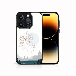 PROTEMIO MY ART Védőburkolat a Apple-hoz iPhone 15 Pro LAKE (192)