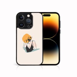 PROTEMIO MY ART Védőburkolat a Apple-hoz iPhone 15 Pro WOMAN (197)