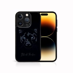 PROTEMIO MY ART Védőburkolat a Apple-hoz iPhone 15 Pro PANTHER (245)