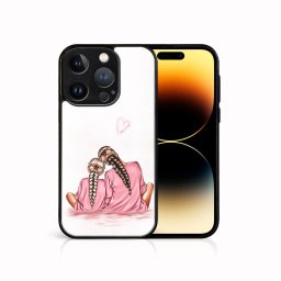 PROTEMIO MY ART Védőburkolat a Apple-hoz iPhone 15 Pro Max LÁNYA (114)