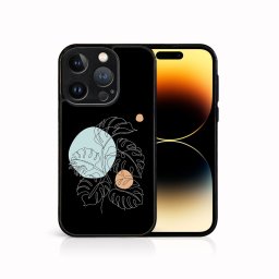 PROTEMIO MY ART Védőburkolat a Apple-hoz iPhone 15 Pro Max MONSTERA (194)