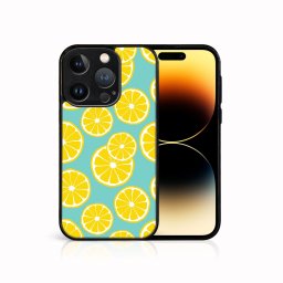 PROTEMIO MY ART Védőburkolat a Apple-hoz iPhone 15 Pro Max LEMON (121)