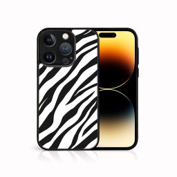 PROTEMIO MY ART Védőburkolat a Apple-hoz iPhone 15 Pro Max ZEBRA (237)