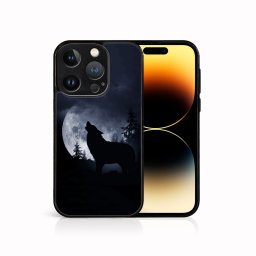 PROTEMIO MY ART Védőburkolat a Apple-hoz iPhone 15 Pro Max WOLF (247)