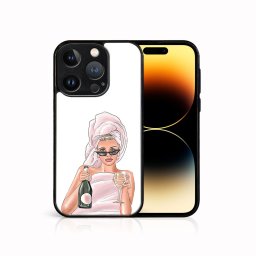 PROTEMIO MY ART Védőburkolat a Apple-hoz iPhone 15 Pro Max CHAMPAGNE (134)