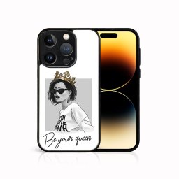 PROTEMIO MY ART Védőburkolat a Apple-hoz iPhone 15 Pro Max QUEEN (139)