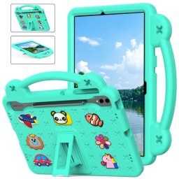 FANY Gyermek tablettafólia Samsung Galaxy Tab S10+-hoz világoszöld