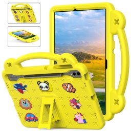 FANY Gyermek tablettaborító Samsung Galaxy Tab S10+ sárga