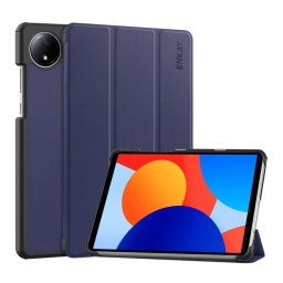 ENKAY LEATHER Flip tok a Xiaomi-hoz Redmi PadSE 8.7 sötétkék