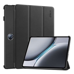 ENKAY LEATHER Felhajtható fedél a OnePlus-hoz Pad2 / OnePlus Pad Pro fekete