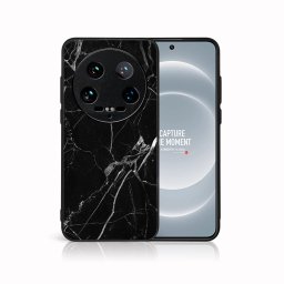 PROTEMIO MY ART Védőburkolat a Xiaomi 14 Ultra számára BLACK MARBLE (142)