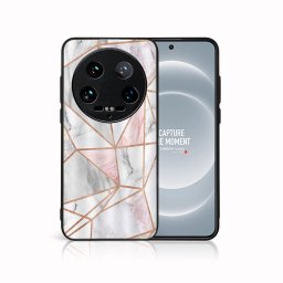 PROTEMIO MY ART Védőburkolat a Xiaomi 14 Ultra számára PINK MARBLE (143)