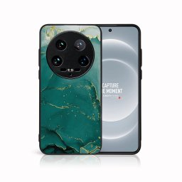 PROTEMIO MY ART Védőburkolat a Xiaomi 14 Ultra számára GREEN MARBLE (145)