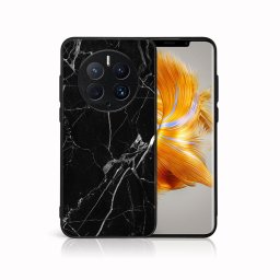 PROTEMIO MY ART Védőburkolat a Huawei Mate 50-hez Pro BLACK MARBLE (142)