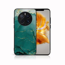 PROTEMIO MY ART Védőburkolat a Huawei Mate-hez 50 Pro GREEN MARBLE (145)