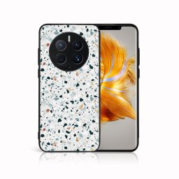 PROTEMIO MY ART Védőburkolat a Huawei Mate 50-hez Pro GREY TERRAZZO (163)
