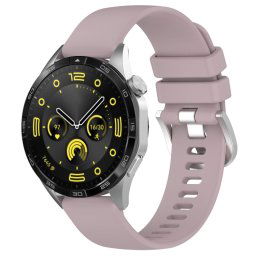 SILICONE Cserélhető szíj Huawei-hoz Watch GT 5 Pro 46mm lila