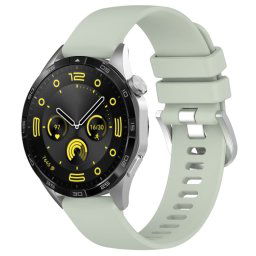 SILICONE Cserélhető szíj Huawei-hoz Watch GT 5 Pro 46mm világoszöld