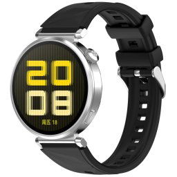 SILICONE Cserélhető szíj Huawei-hoz Watch GT 5 Pro 42mm fekete