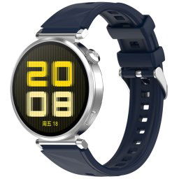 SILICONE Cserélhető szíj a Huawei-hoz Watch GT 5 Pro 42mm sötétkék