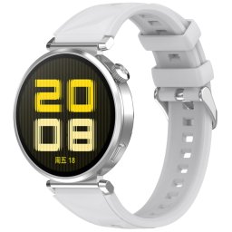 SILICONE Cserélhető szíj Huawei-hoz Watch GT 5 Pro 42mm KÓKUSZSZÜRKE
