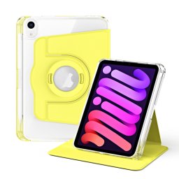 CRYSTAL FLEXI 2 az 1-ben Flip tok Apple iPad mini 2021 / iPad mini 2024 sárga