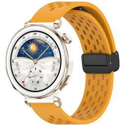 AIRY szilikon szíj Huawei Watch GT 5 Pro-hoz 42mm sárga