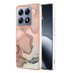 IMD MARBLE Védőburkolat a Xiaomi 14T ROSE GOLD-hoz