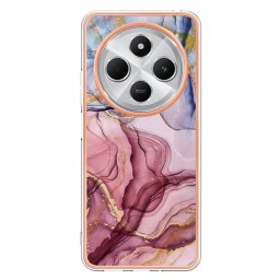IMD MARBLE Védőburkolat a Xiaomi Redmi 14C / Poco C75 ROSE RED-hoz