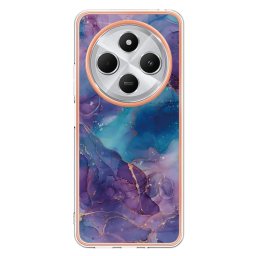 IMD MARBLE Védőburkolat Xiaomi Redmi 14C / Poco C75 PURPLE-hoz