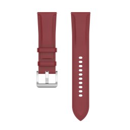 LEATHER Bőrszíj Honor-hoz Watch ES piros