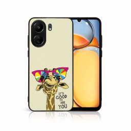 PROTEMIO MY ART Védőburkolat a Xiaomi-hoz Redmi 13C GIRAFFE (180)