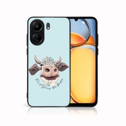 PROTEMIO MY ART Védőburkolat a Xiaomi-hoz Redmi 13C HAPPY COW (181)