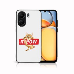 PROTEMIO MY ART Védőburkolat a Xiaomi-hoz Redmi 13C MEOW (183)