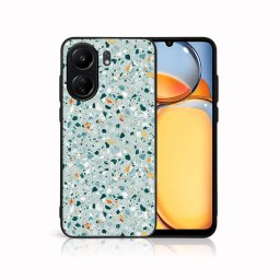 PROTEMIO MY ART Védőburkolat a Xiaomi-hoz Redmi 13C BLUE TERRAZZO (164)