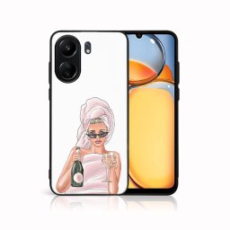 PROTEMIO MY ART Védőburkolat a Xiaomi-hoz Redmi 13C CHAMPAGNE (134)