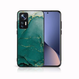 PROTEMIO MY ART Védőburkolat a Xiaomi 12 Lite-hoz GREEN MARBLE (145)