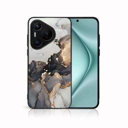 PROTEMIO MY ART Védőburkolat a Huawei Pura 70-hez GREY MARBLE (140)