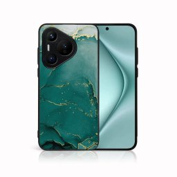 PROTEMIO MY ART Védőburkolat a Huawei Pura 70-hez GREEN MARBLE (145)