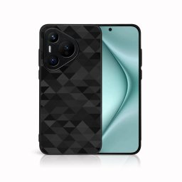 PROTEMIO MY ART Védőburkolat a Huawei Pura 70-hez BLACK TRIANGLES (232)